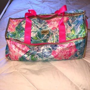 Lilly Pulitzer weekender bag